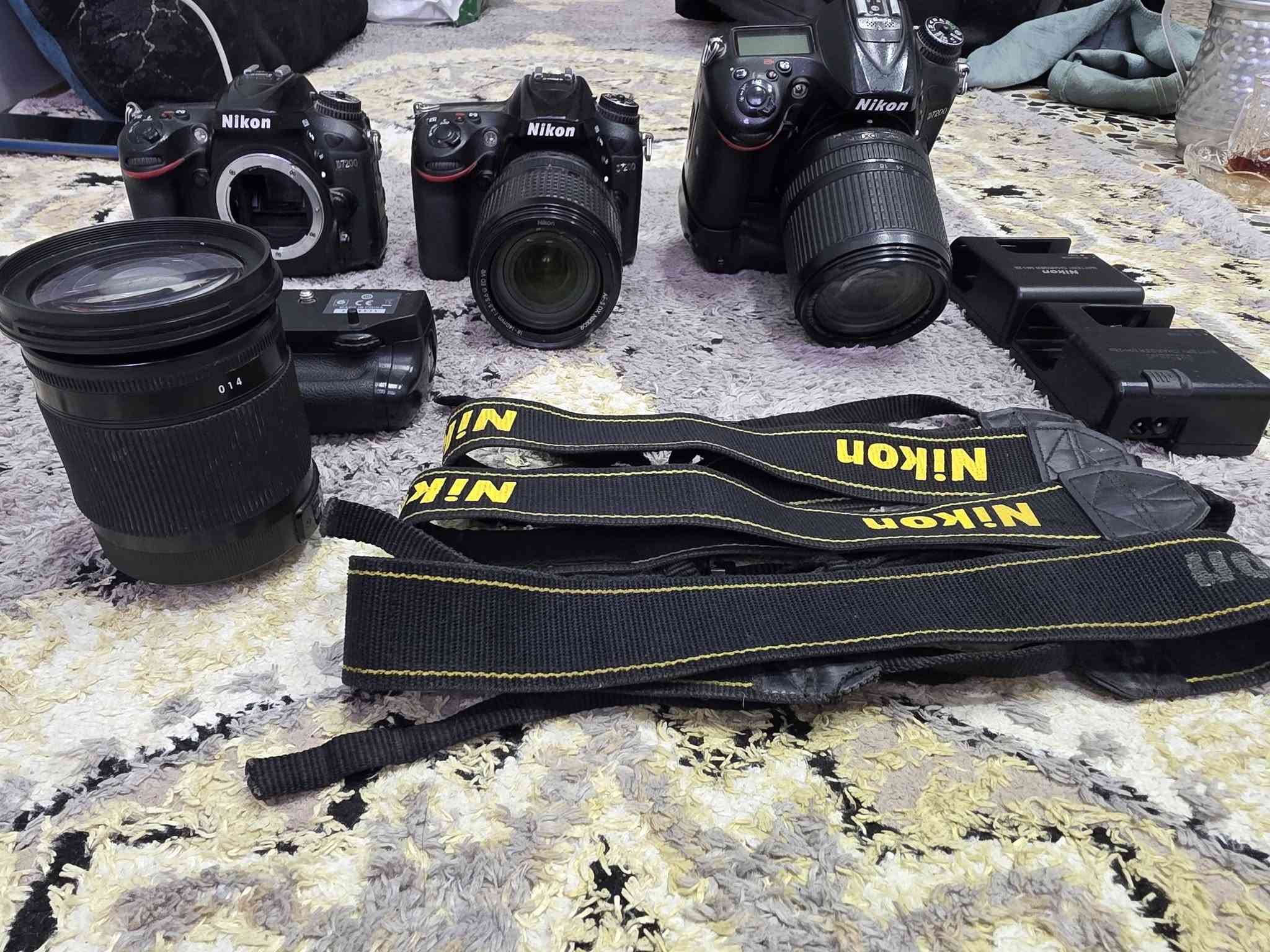 نيكون D7200 • عدسة 18-140 • عدسة SIGMA 18-300