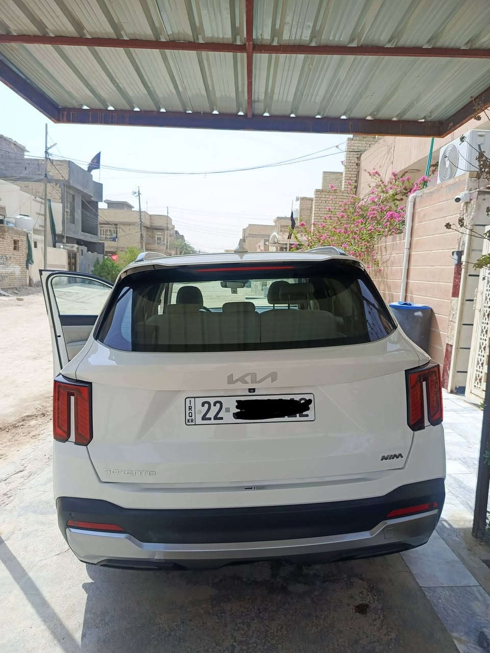 السلام عليكم 🌷🌷 بيع فقط
كيا سورنتو 2024 خليجي 

رقم اربيل تريد وكاله او تحويل 

مكفوله كفاله عامه بيها فقط بارد يم جاملغ لمامي شبرين فقط 

الموصفات 🔰 1/1 X4  فول الفول  🔻👇🏻

محرك 3.6 V6 +فور ويل +سقف بونراما +بصمه ابواب +تشغيل عن بعد+ مقاعد جلد كريمي + عداد دجتل اشاره مع الكامره +كشنات حار بارد+ تبريد 3 قطع + شحن واير ليس +

5 كامرات + رادارات 360 درجه + صندوك ذكي + مقاعد الاماميه كهرباء + بردات ب الابواب + وضعيات قياده مختلفه +

سايد بريك دكمه + كير ماوس + اوتو هولد  + منحدرات 

📍عنواني /كربلاء 

      رقم ***********
