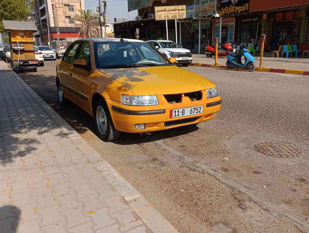 اسلام عليكم سمند صفره رقم نكليزي بسمي بغداد جاهزه من كلشي حداديه جديده توني مصعده تخم تاير كير مكينه فرنسي تبريد كله مبدله على ايدي كمريسر راديتر منضومه كامله فريز سياره مال جناي وخير من الله بيه ضخه خفيفه صوب العبري ومبدل جاملغ وبنيد وجاملغ صوب سائق مبدل عمود توحيد الون كله شركه سعر ٣٥ وبيه مجال  تراهم مراوس وهذا رقمي *********** بيه وتساب
