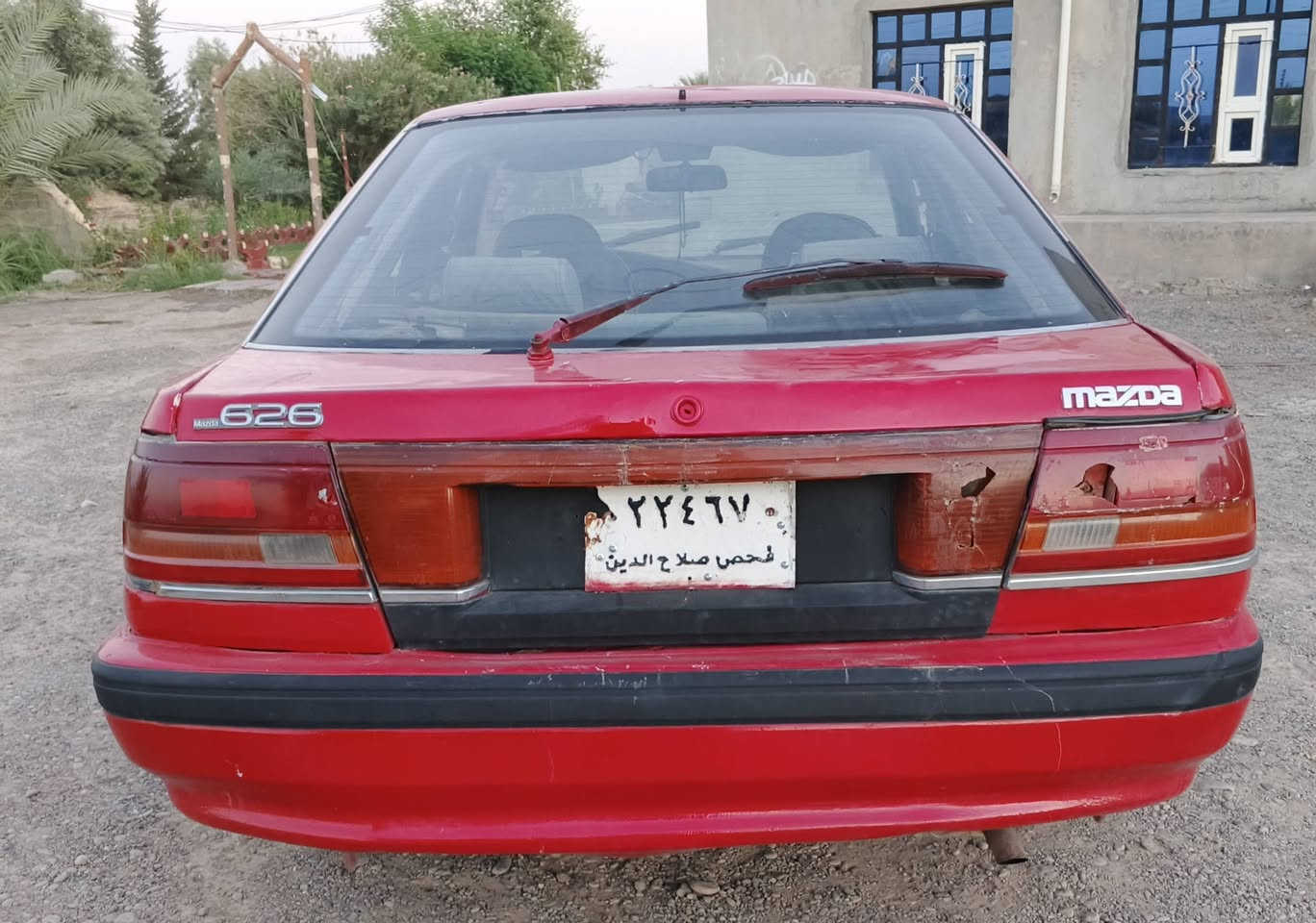 السلام عليكم
للبيع نقد فقط مازدا حجم 626
فحص صلاح الدين سنويه بيضه ما واصل صاحبها موديل 87
مصبوغة عام السعر 15وبيها مجال 
***********
