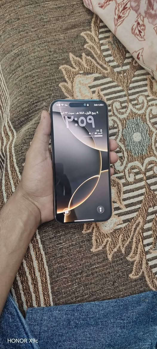 إسلام عليكم من رخصه الادمن
للبيع آيفون ١٦برو ماكس 
نموذج M
بطاريه ٨٥
ذاكره٢٥٦
السعر مليون او ٢٥٠ او بي مجال للطيبين
مكان الموصل حي الشمياء 
لاستفسار خاص او عل هذ الرقم ***********

