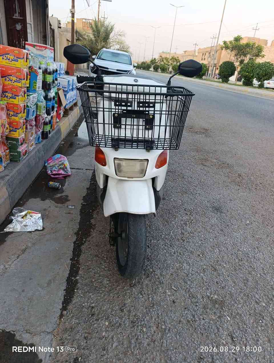 السلام عليكم
دراجة بيكم ياباني 

جاهزة من كلشي ما ناقصة اي شي

كهربائيات كاملة نگرة سلف

اشاير امامي خلفي شغال

قفل سكان

دراجة ما اتعبك فقط بانزين ودهن

كربلاء حي المهندسين
السعر 450 وبيه مجال حك الجية

للاستفسار ***********

او التواصل خاص
