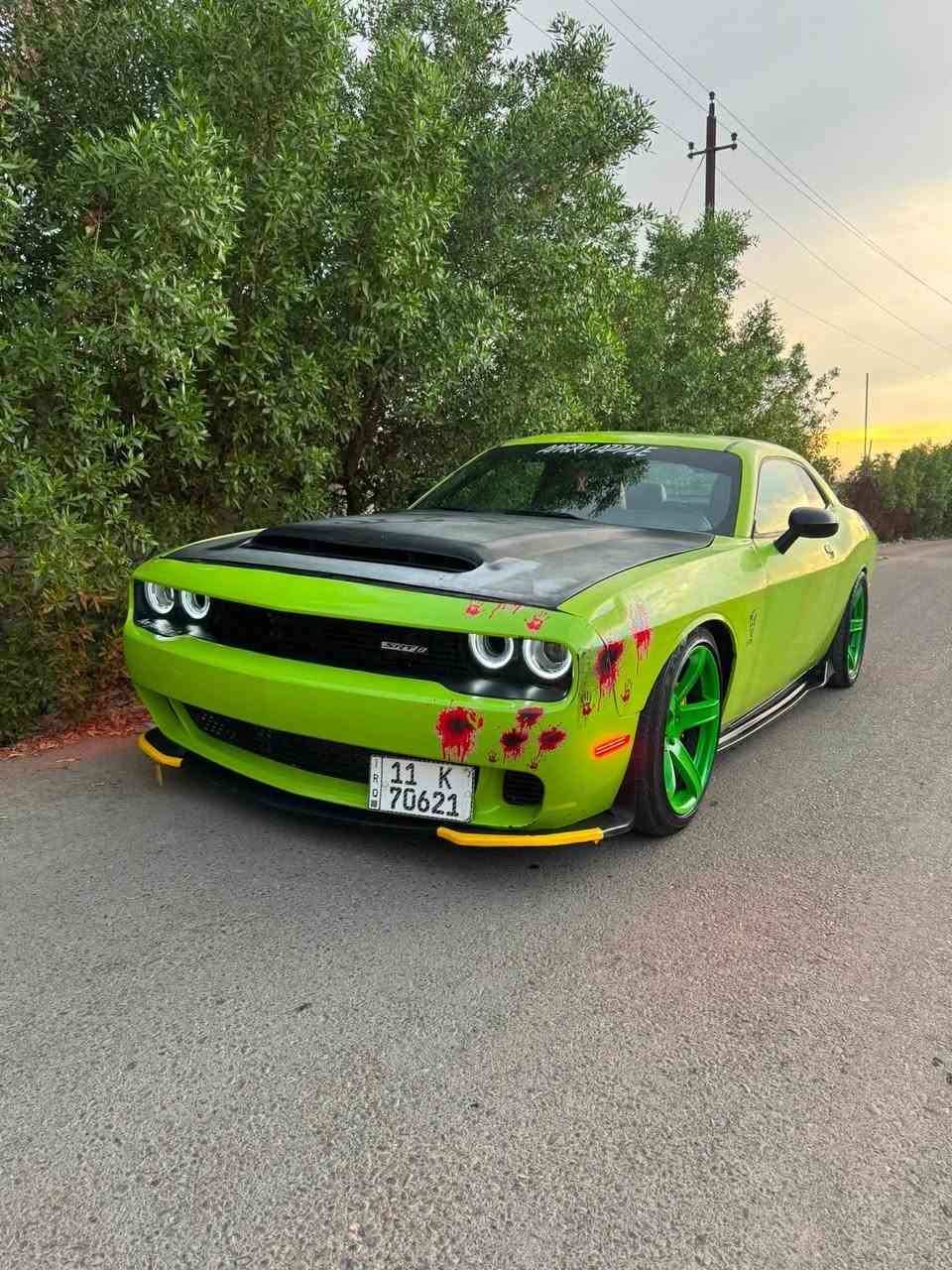 سلام عليكم شباب جالنجر البيع كير مكينه تخم تاير اكسل كله جديد سياره بسمي مكينه V8 سلندر طابوكه برتقاليه سياره فول مواصفات شاشه كأمره بصمه باب بصمه تشغيل فول تشغيل عن بعد صوت السيارة يخبل تحويل ثاني يوم مكان بغداد التاجيات السعر 108 بيها مجال مراوس حسب القناعه /حادث السياره فقط باب صور الحادث مرفقه تغير
لون مسويلها ***********
