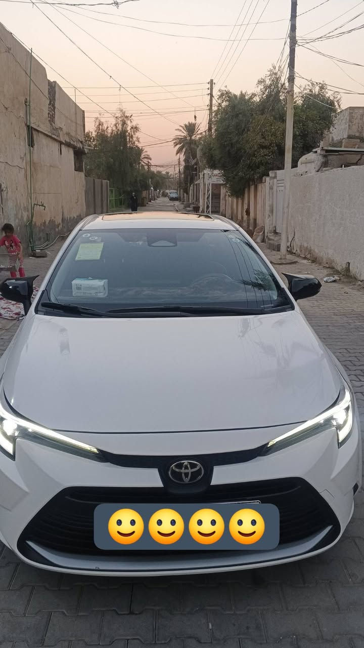 كورله هايبرد موديل 2025 سياره جديده مال بيت ماشيه 15الف بيه كم ملاحضه رقم بغداد  سياره بسمي هزه وسنويه جديده سعر 162وبيه مجال ***********
