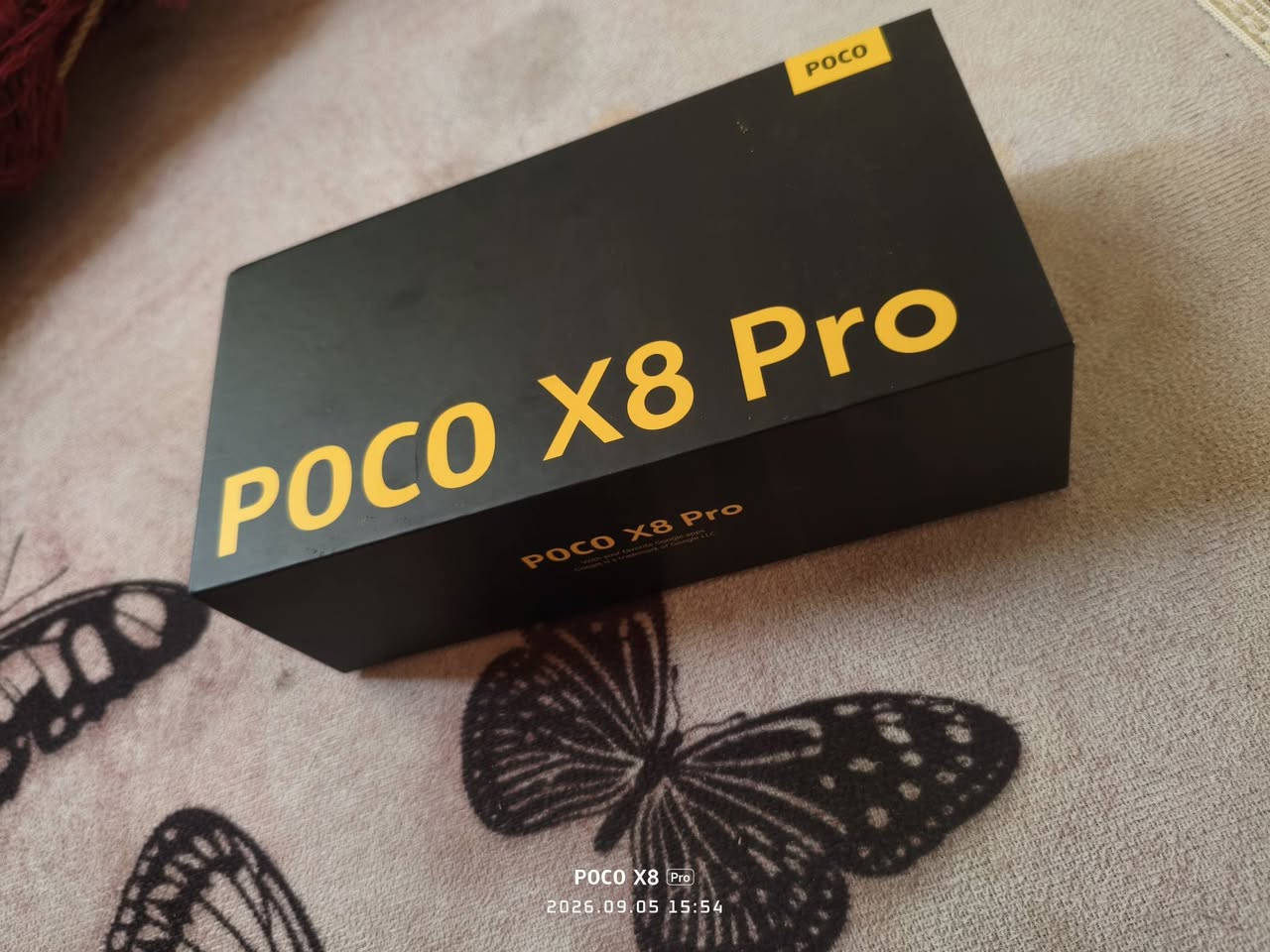 للبيع poco X8 pro
لون ابيض
الذاكرة 512 الرام 12 + 12
الشاشة  120 هيرتز 
مستخدم شي قليل فوول نضافه غراضه كاملة 
شاحن سريع 100 واط 🔌
بطارية 6500 ملي ib 🔋
البطارية 100 🔋👋
بوبجي وباقي العاب 120 فريم شرط كلكم تعرفون 

رايدة ب575 الف
الجديد مالته دينباع ب 720 حاليا
للاستفسار واتساب
***********‬‏
مكاني الحلة/ وردية خارج
