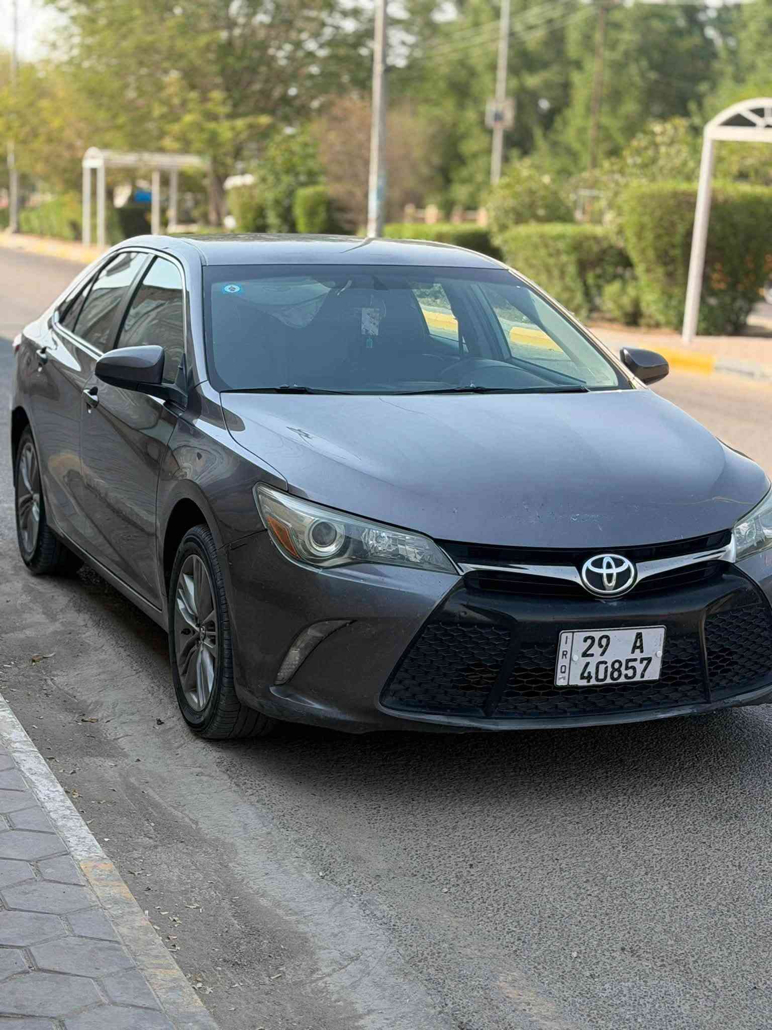سلام عليكم كامري أمريكي ٢٠١٦ رقم واسط بسمي تحويل ثاني يوم حادثها فقط الحلال الجاملغ الخلفي وبيها بارد بخشم البنيد والباب مبدل نفس ألون مكينه ٤سلندر بيها كص  تبريد حداديه صدر خير من الله جاهزه من كل نقص عنونها واسط نعمانيه ***********
