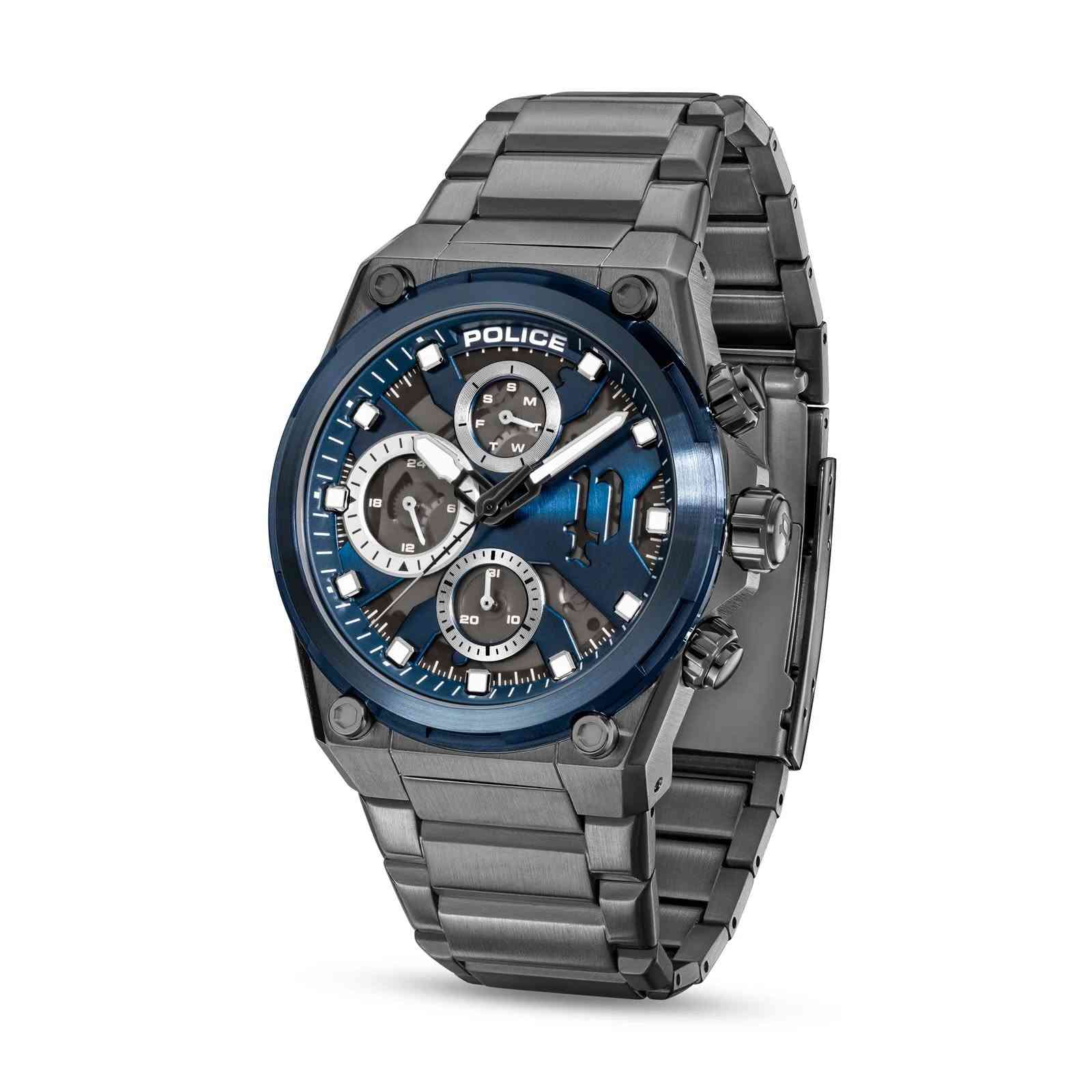 Police PEWGK2239107 Mens Watch Airflow 
اصلي وكاله حصرا من ايطاليا لباب بيتك 🇮🇹🇮🇶
ساعة بوليس (Police Airflow) الأصلية رجالية ⌚
تفاصيل الساعة:
 الموديل: PEWGK2239107
 الماكينة: كوارتز (بطارية) 
سناتر: الوقت، التاريخ، اليوم، ونظام 24 ساعة.
 المعدن: ستيل أصلي كامل ثقيل (رمادي/Grey) ضد الصدأ والتحسس.
 الميناء: أزرق، والعقارب والمؤشرات تضوي بالظلمة (فوسفورية).
 الجام: زجاج معدني مقوى مقاوم للخدش.
 الحجم: قياس القالب 43 ملم (حجم وسط ومرتب على كل إيد).
 مقاومة الماء: 5 ATM (تتحمل غسل الإيد والمي اليومي).
 الملحقات: العلبة الأصلية، الكتالوك، وضمان لمدة سنتين.
🚚 التوصيل: متوفر لكل محافظات العراق
📩 للطلب: راسلنا على الخاص أو عبر الواتساب
العنوان 📍: بغداد - شارع فلسطين - تقاطع النخله - مقابل جسر المشاه - معرض ساعات رسل لبيع وتصليح الساعات 
***********
السعر ٢٥٠$
