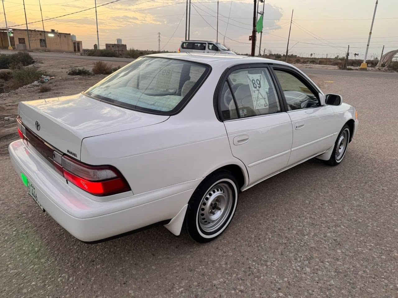 كورلا 92 كير جديد مكينه لاتنقيص ولا تبخير 1600 تبريد شغال
سياره صبغ عام مكفول من العيب الشرعي ولاصوليات وكص وضربه القويه سعرها ب63 بيها مجال معقول
سياره بسمي تريد مداور تريد وكاله 
خوان لمايعجبه سعر لا يخابر
مكان ناصريه ***********

