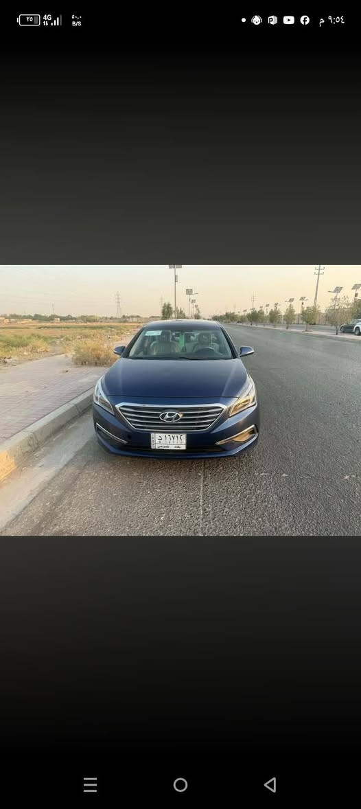سوناتا سبورت 2015واردامريكي بيها بنيد صبغ والتكمه بصوب السايق اثر جراد وبيها قليل بارد 105وبيها مجال مكان النجف بله زحمه الميعجبه ليعلق ***********
