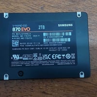 سامسونج ٢تيرا • صحة ٩٨% • SSD 870 EVO