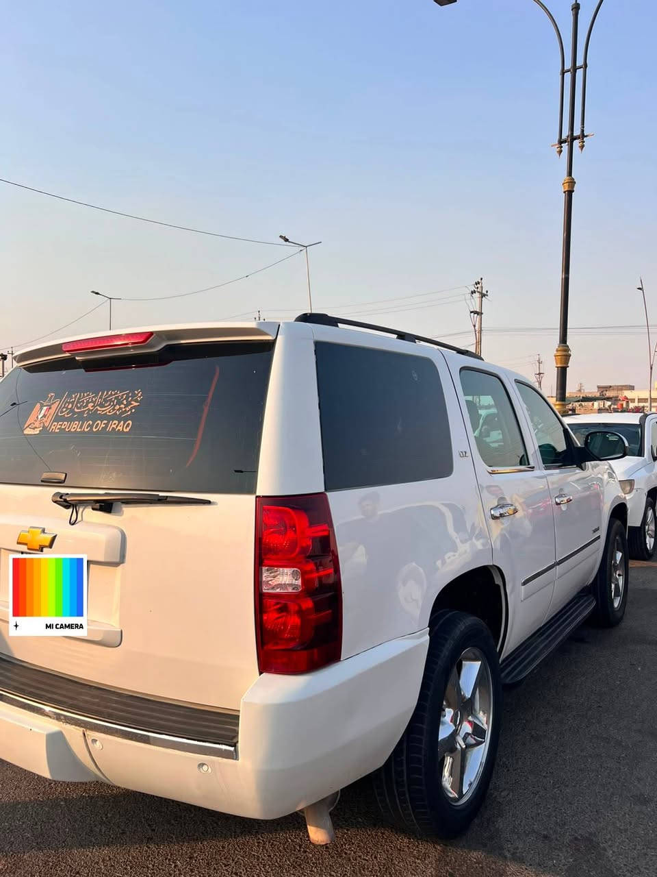 تاهو 2013LTZ
خليجي فول مواصفات 1/1 مكفول قطعتين رش صبغ فقط
فتحه 
 تحكم ستيرن
 مكينه5300
مرايات شفط 
دواسه كهربائية
 تبريد 3قطع
 باب جنطه كهربائية
 رقم شمالي
تخم تاير جديد
***********
