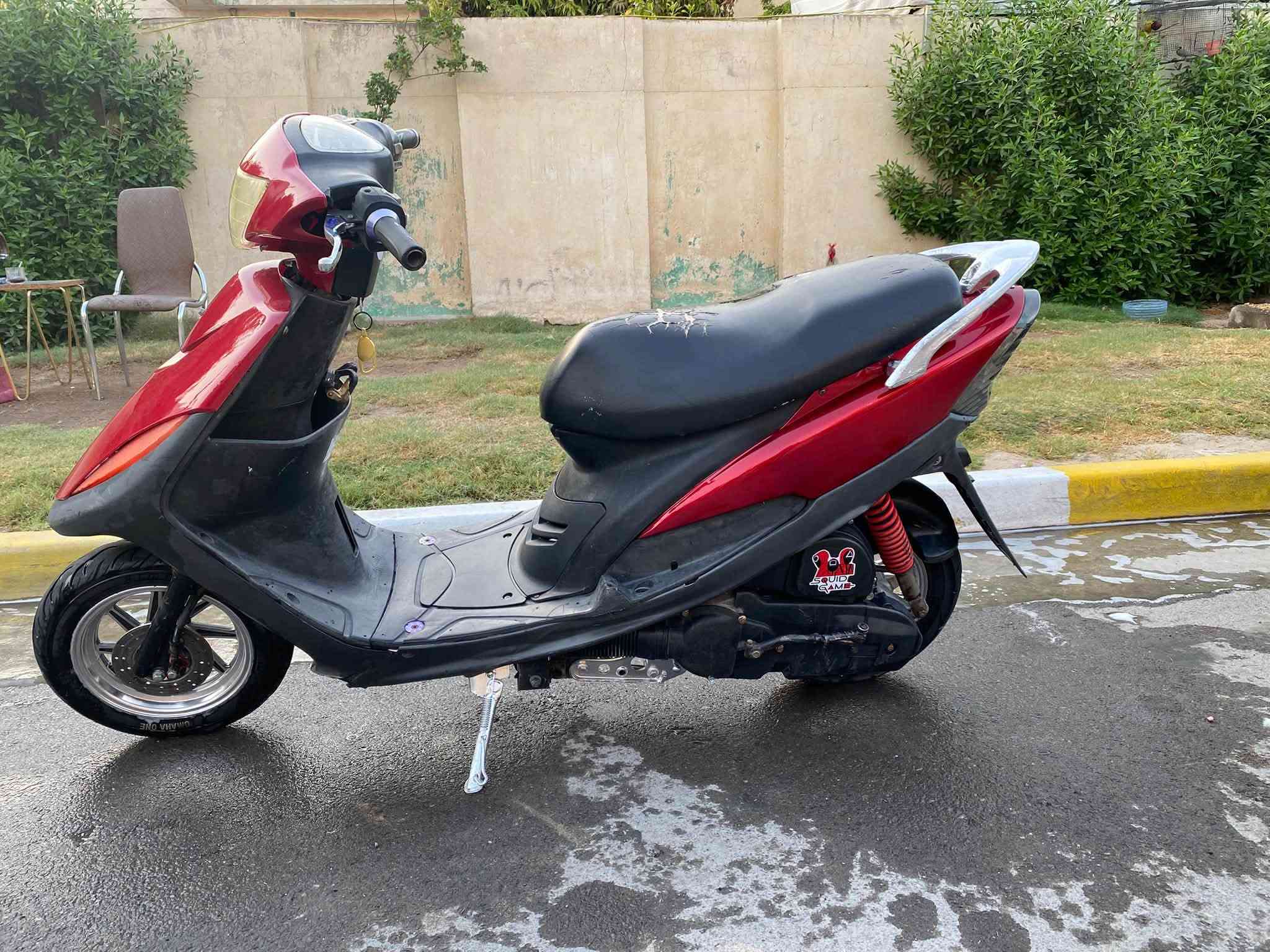 سلام عليكم ماكس عداله رياضيه نقص بس باتري بيه ضعيف والباقي اي نقص مابيه كهربائيات شغاله السعر 375 وبيها مجال العنوان مرور الطوبجي الاستفسار ***********
