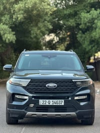 Ford Explorer موديل 2023 XLT فول مواصفات عدا الفتحه حادثه جاملغ خلفي و...