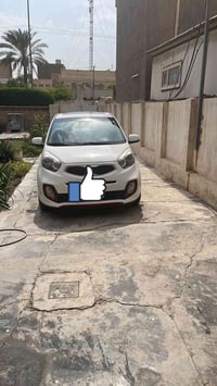 للبيع سياره بيكانتو لون ابيض موديل: 2015 * رقم: أربيل تحويل وكاله عامه...