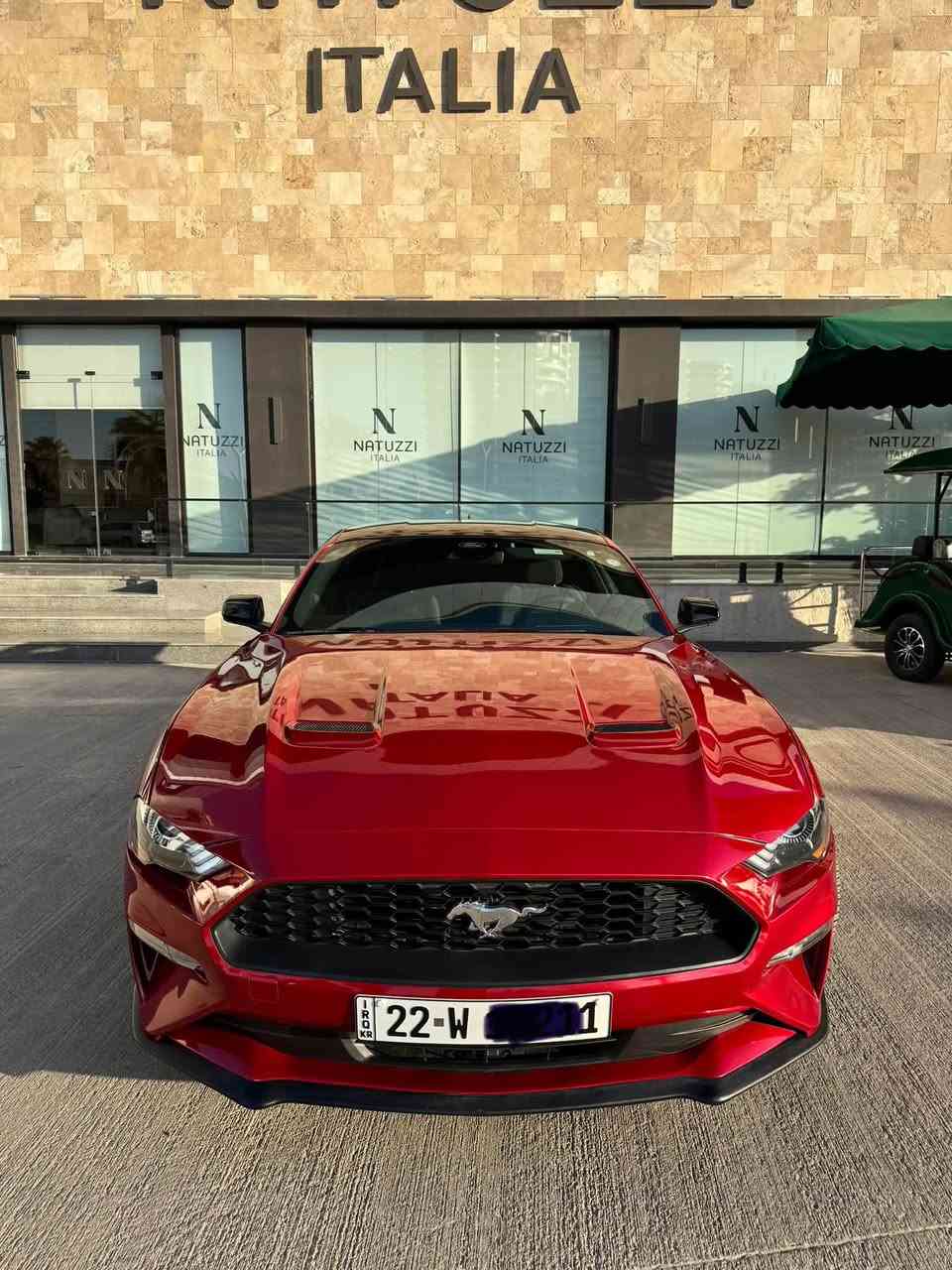 ‏Ford Mustang EcoBoost 2023
لون احمر غامق كلش مميز 
الحادث تعديل بارد فقط وصبغ بنيد بدون ايرباكات وبالفحص طلع بيهه كلير امريكا جاملغ وباب  
- السعر:  181 ورقه وبيه مجال بسيط 
- *مرقمة أربيل الرقم الجديد 
- الممشى 21،000  فقط  
- المحرك: 2.3L Turbo  اربعة سلندر 
- 5 وضعيات قيادة  
-بصمة تشغيل 
- شاشة جبيرة تدعم Apple CarPlay 
-تبريد منفصل 
-كاميرا خلفيه دواره
-حساس خلفي 
-تحكمات ستيرن 
-مانع تصادم
-محدد مسار 
-تصحيح مسار 
-مانع انزلاق 
-حساس دخول الانفاق 
-مثبت سرعة 
- نظام رادار أمامي + جانبي + خلفي  
-جام فول اوتوماتك 
- تحديد مسار + نظام تتبع + تحديد مسافة أمان  
-دخول ذكي 
-كشنات كهرباء 
- لايتات زينون أصلية   
موقع السيارة: أربيل
 ***********
