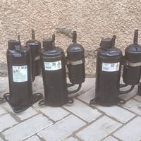 كمبريسرات للبيع العدد ٥ ٣طن عدد واحد غاز ٤١٠ نوع GE ٢طن LG انفيرتر الع...