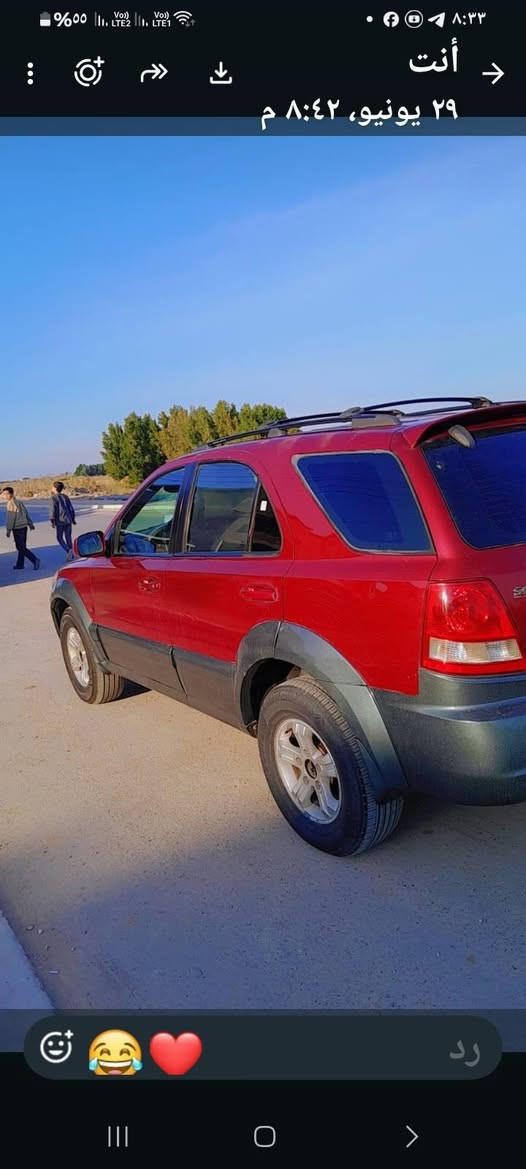 سورنتو 2006 محرك VVT رقم بصره مصبوغ حزام اثر جراد سياره جاهزه من كلشي،تبريد ثلج سعر 85 رقم صاحب السياره *********** غير متواجد ع النت
