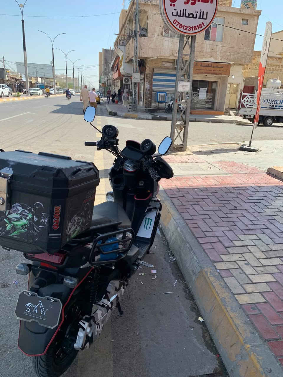 سلام عليكم دراجه أباجي فول مواصفات عل فحص بطاريات مسطره السعر مليون و150مكاني فلوجه ***********
