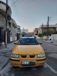 للبيع سمند موديل 2010  رقم بغداد بسمي رقم نكليزي هزه جديده هيئه مصفره ...