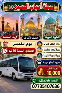 حملة أحباب الحسين • زيارة كربلاء • زيارة النجف