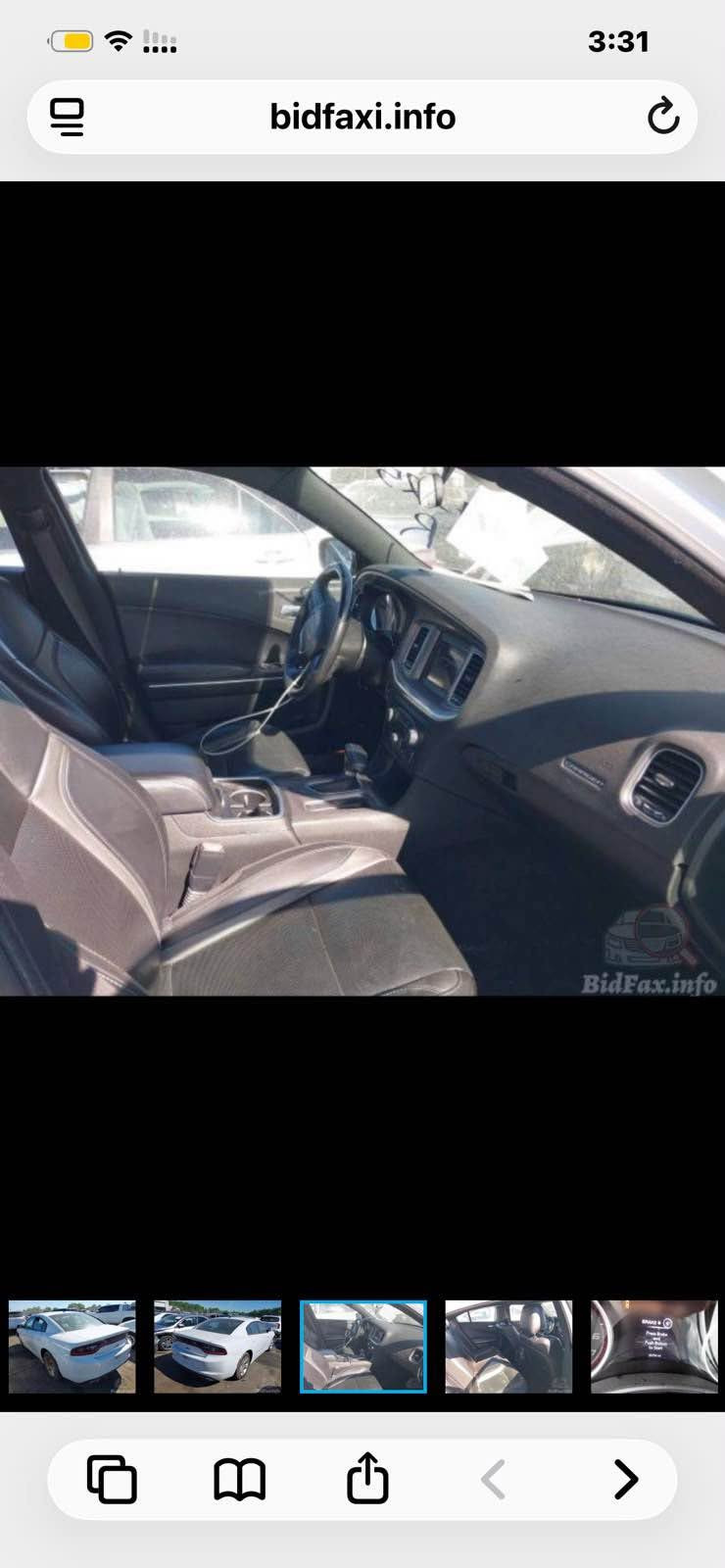 Dodge Charger 2022 sxt plas 1/1
دوج جـارجر 2022 sxt plas 1/1
سلايت ، بصمه
تشغيل عن بعد ، بصمه ابواب
كشنات جلد ، كشنات خزن
كشنات حار بارد ، كشنات خلفي هيتر
كشنات حضن ، هيتر ستيرن
نقطه عميه ، مرايات هيتر
كشافات ضباب ، كشافات اماميه
لايتات زنون ، بكلاياتات متصل لد
مثبت سرعه ، حساسات خلفيه
السياره بعد بيها مواصفات الخ..
حادث السياره : جاملغ امامي صبغ وحافه البوند 
ماشيه 38000mi
الاستفسار تصال ع رقم
*********** أربيل, العراق

نص مكتوب في الصور:
- 3:31 bidfaxi.info
- 3:31 bidfaxi.info BidFax.info
- 3:31 bidfax.info BidFax.info