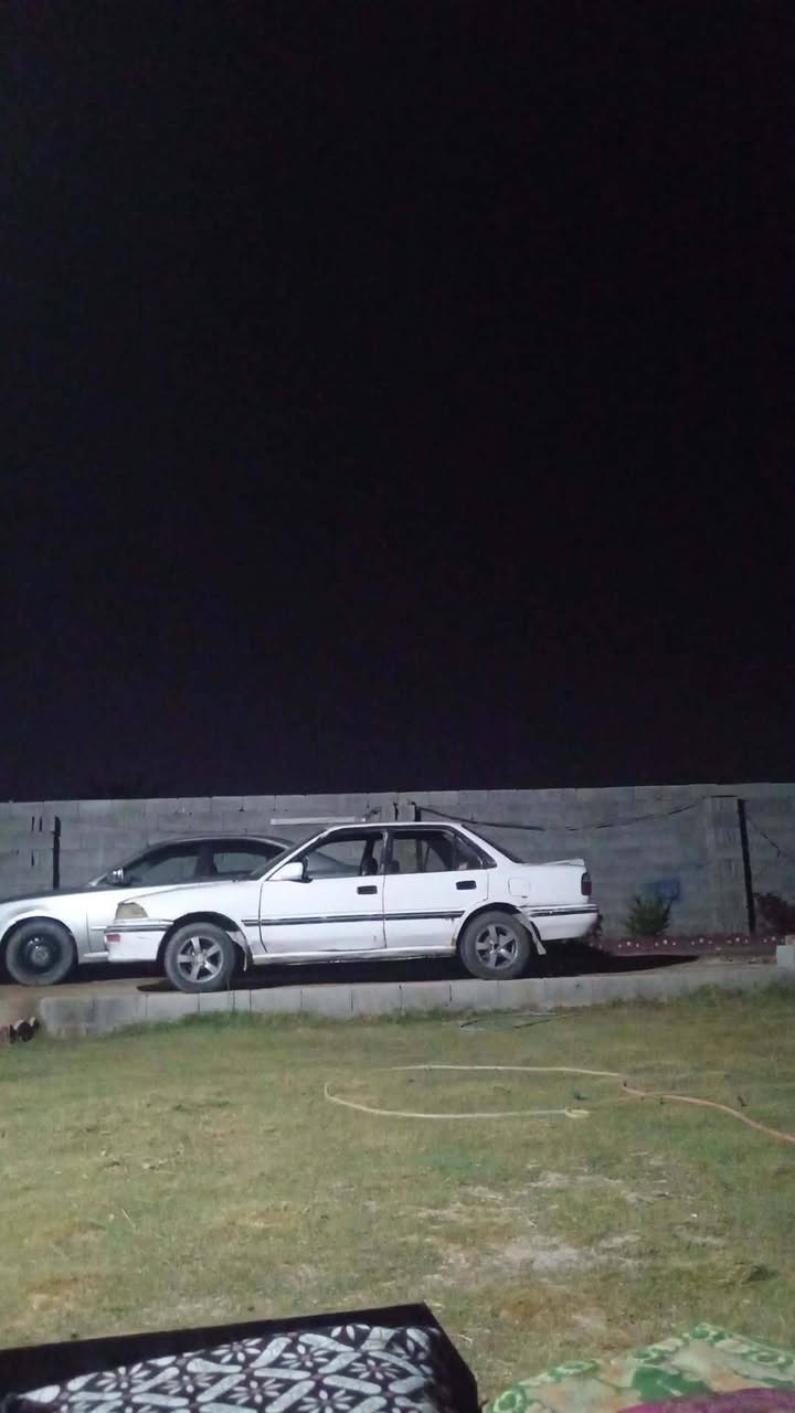 بسبب الوعود إعادة النشر
كورلا ٩٠ رقم كربلاء باسمي سنويه لل٢٩
محرك حاويه جديد شاده  كير عادي
تخم دبلات جديد امامي خلفي
تخم تاير جديد
بيه خياسات بسيطه يرادله
ترايك وين ما يعجبك
سعر ٢٨ وبيه مجال بسيط
***********
***********
