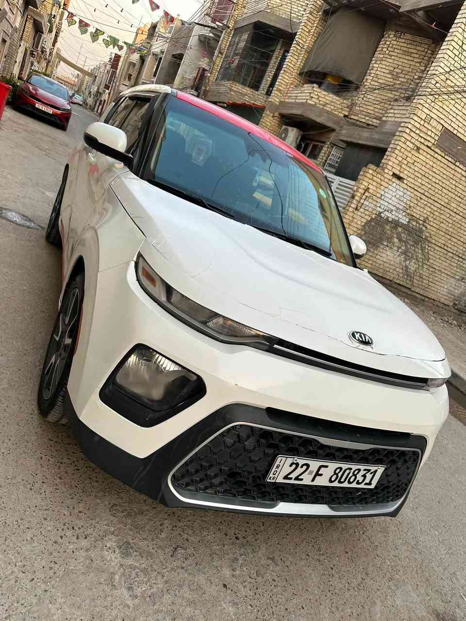 كيا صول موديل 2021  مواصفات جيتي لاين
وارد امريكي السياره 
ماشية 79 الف 
صور الحادث 
مرفق بل منشور وسونار  
بدون دواخل 
مكينه 2000 دوش
مرقم اربيل الجديد
تحويل او وكالة للمشتري حسب الرغبه
فتحة سلايد  
حجر البيئه بلادي مالتها 
شاشة كبيره 
رادار امامي جانبي خلفي 
فول تحكم استيرن جهتين 
نقاط عمياء 
كامرا خلفيه دواره 
تحديد مسار قيادة آليه 
انضمة قيادة 3 
مانع انزلاق واوتو استوب
ويل كب مشيف كروم جيتي لاين
مرقمة اربيل الجديد الدولي
بغداد الشعب
السعر100 $ وبيها مجال 
***********
