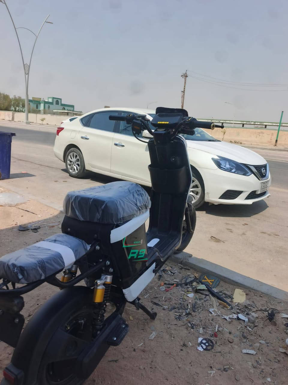 ار تسعه دراجة جديده مديل 2026

الدراجة نضيفة حيل مابيها اي نقص

5 بطاريات جدد كبار 32 امبير ويلي

السعر 425 وبيها مجال بسيط 

***********  مكاني الزبير
