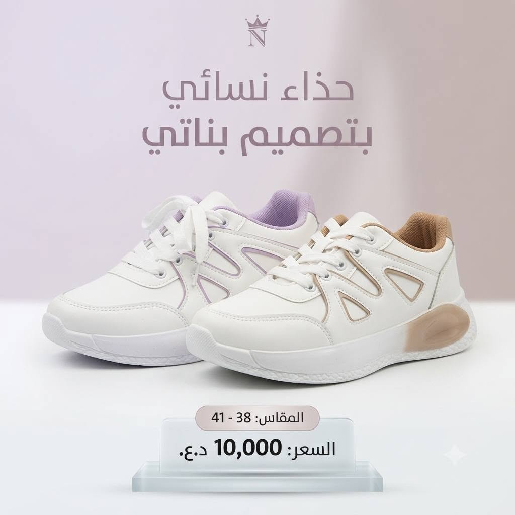 مجموعه الاولى من الاحذية المتوفره 😍😍
جميع انواع الاحذية نوعية ممتازه من شركات موثوقه 
الاحجام والاسعار موضحة في الصورة 🌹🌹
كلشي جديد راح يكون موجود 
بقناتنه غلى التليكرام🌷 
https://t.me/ansdAna
#انسب_الاسعار 😍😍
التوصيل متوفر لجميع انحاء ❤️العراق ❤️
واي طلب اكثر من 45 توصيل مجاني 
للتواصل السريع الاتصال على الرقم او المراسلة على الواتس اب 
***********

نص مكتوب في الصور:
- ترانشوز بناتي مطرز بتصميم أنيق
- القياسات المتاحة:
- رصاصي: 31
- أسود: 26
- نيلي: 29-27-27-30
- السعر: 9000
- أحذية رياضية أنيقة للبنات
- السعر: ١٠,٠٠٠
- المقاسات المتاحة:
- الرصاصي (الرمادي): ٣٧، ٤٠، ٤١
- الأسود: ٣٨، ٤١
- النيلي (الأزرق): ٣٧، ٣٨، ٤٠
- السعر: 7000 دينار عراقي
- المقاس: 30
- حذاء نسائي بتصميم بناتي المقاس: 38 - 41 السعر: 10,000 د.ع.
- ترانشوز ولادي
- الرصاصي
- 34 - 32 - 34
- الأسود
- 34 - 33 - 34
- السعر: 7000
- اللون: بيج المقاس: 40-38 اللون: أسود المقاس: 40 اللون: رصاصي المقاس: 41-40-38 السعر 8000 د.ع.
- الأبيض 37 الأسود 36 السعر: 12,000 دينار تصميم بناتي أنيق
- المقاسات: البيج: ٣١ الأسود: ٣٢-٣٣ السعر: ٧٠٠٠ دينار عراقي
- PREMIUM RHINESTONE FLOWER SANDAL
- PRICE: 7000