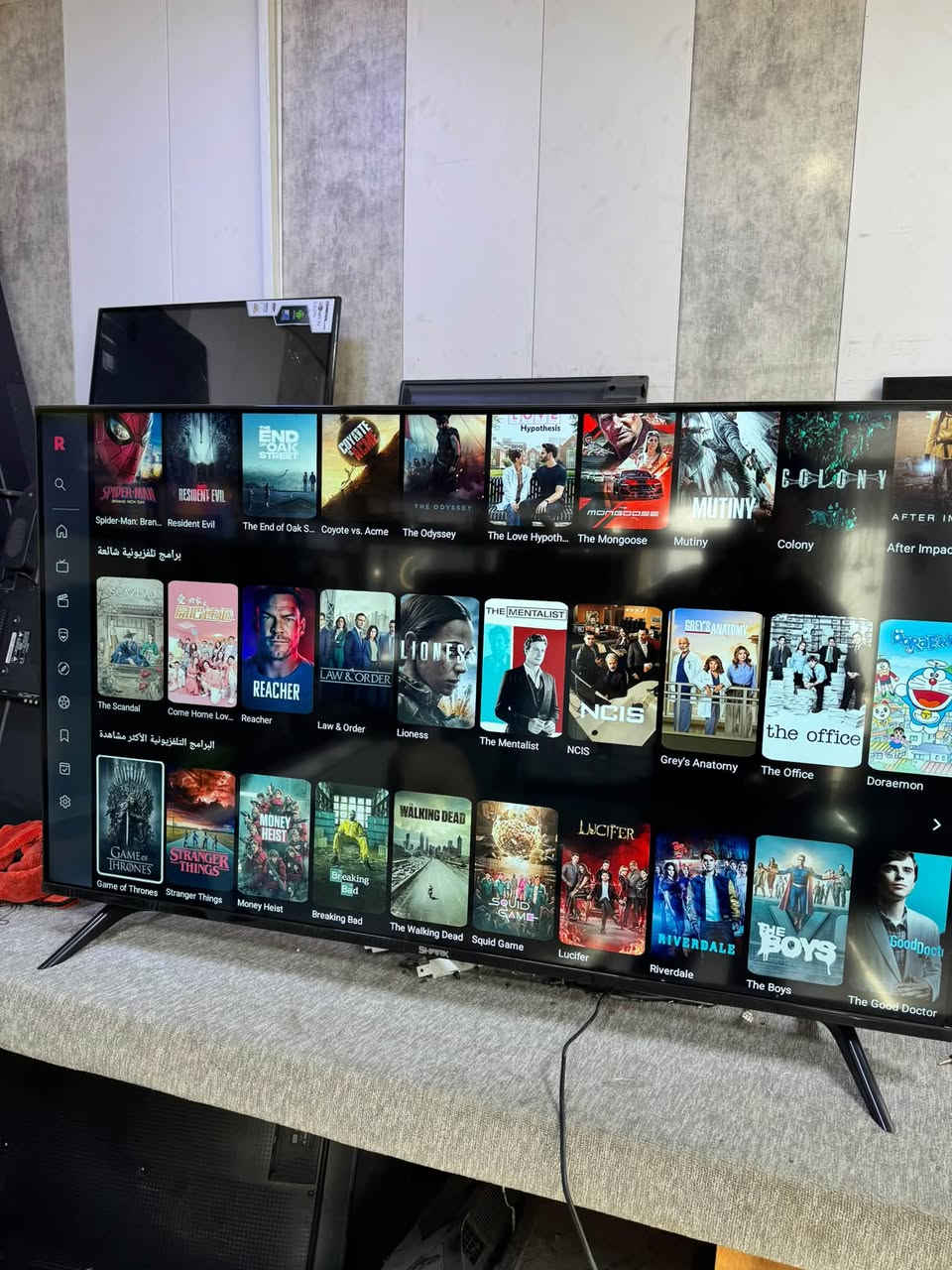 شاشة حجم 55 للبيع تدعم دقه 4K نت احدث اصدار مع جميع التطبيقات العالمية والتطبيقات المحلية برامج قنوات رياضية مجانيه 

العنوان الرمادي شارع الخطاطين ورشة ابو عمار الهندسية 

***********…..***********
