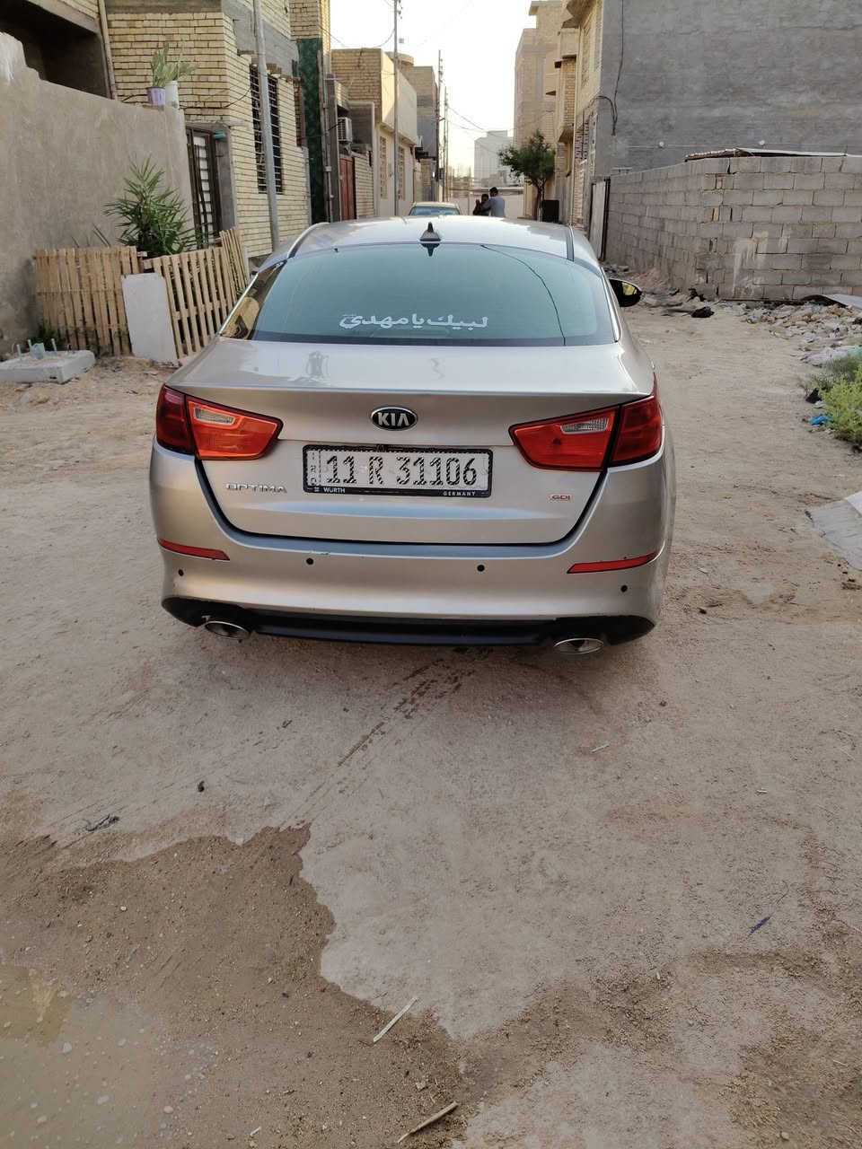 السلام عليكم 
اوبتيما امريكي موديل 2014 Gdi سنويه 2030 بأاسمي رقم بغداد تحويل ثاني يوم ..بيه بابين الاماميات مبدلات باامريكا نفس اللون وقطعتين بصف التايرات الخلفيه .تبريد ثلج والسياره خير من الله مال جناي السعر 110 مكان السياره كربلاءممتواجد ع الفيس للاتصال ***********
