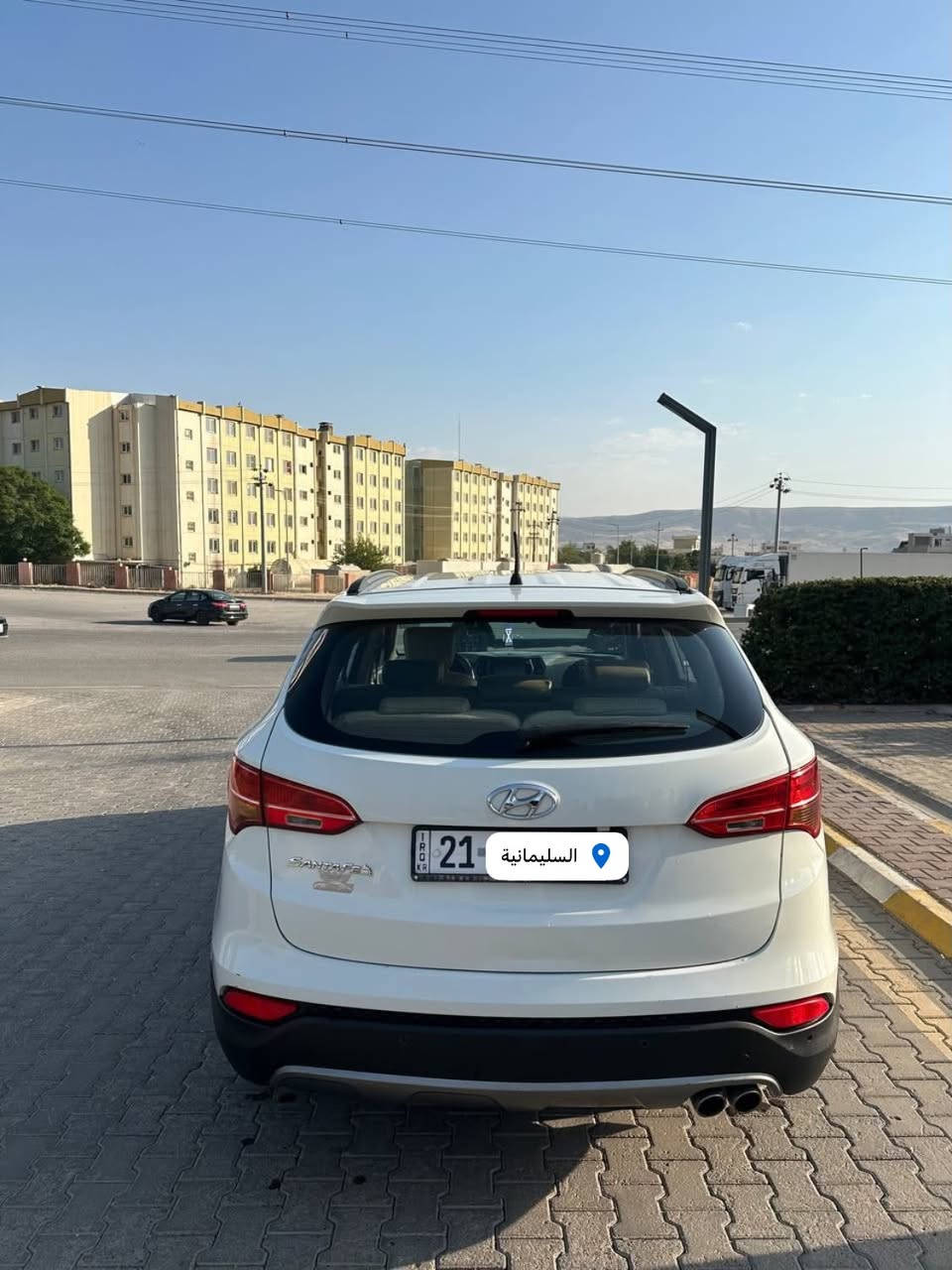 سلام عليكم 
سنتافي موديل ٢٠١٣ 
سياره بدون صبغ وبدون ضرر
ماشيه ٢٢٨
سبعه راكب ثلاث قطع تبريد 
تحكمات كامل سوكان 
كشنات جلد 
شاشه كبيره لمس 
مكان سليمانيه 
سنويه جديده لحد ٢٠٢٩باسمي
***********
