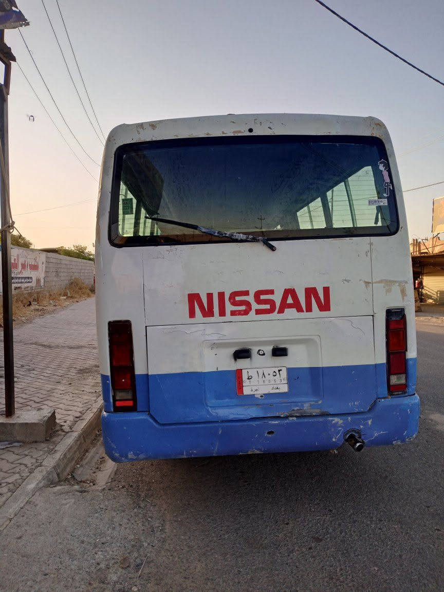 كوستر نيسان 2002مكينه بطه اوتوماتيك بيه بخار الماكينه سياره عليه غرامات ثلاثة مليون عله المشتري سنويه 2019 منتهيه مكان السياره كركوك السعر 70بيه مجال مكلف بل نشر ***********
