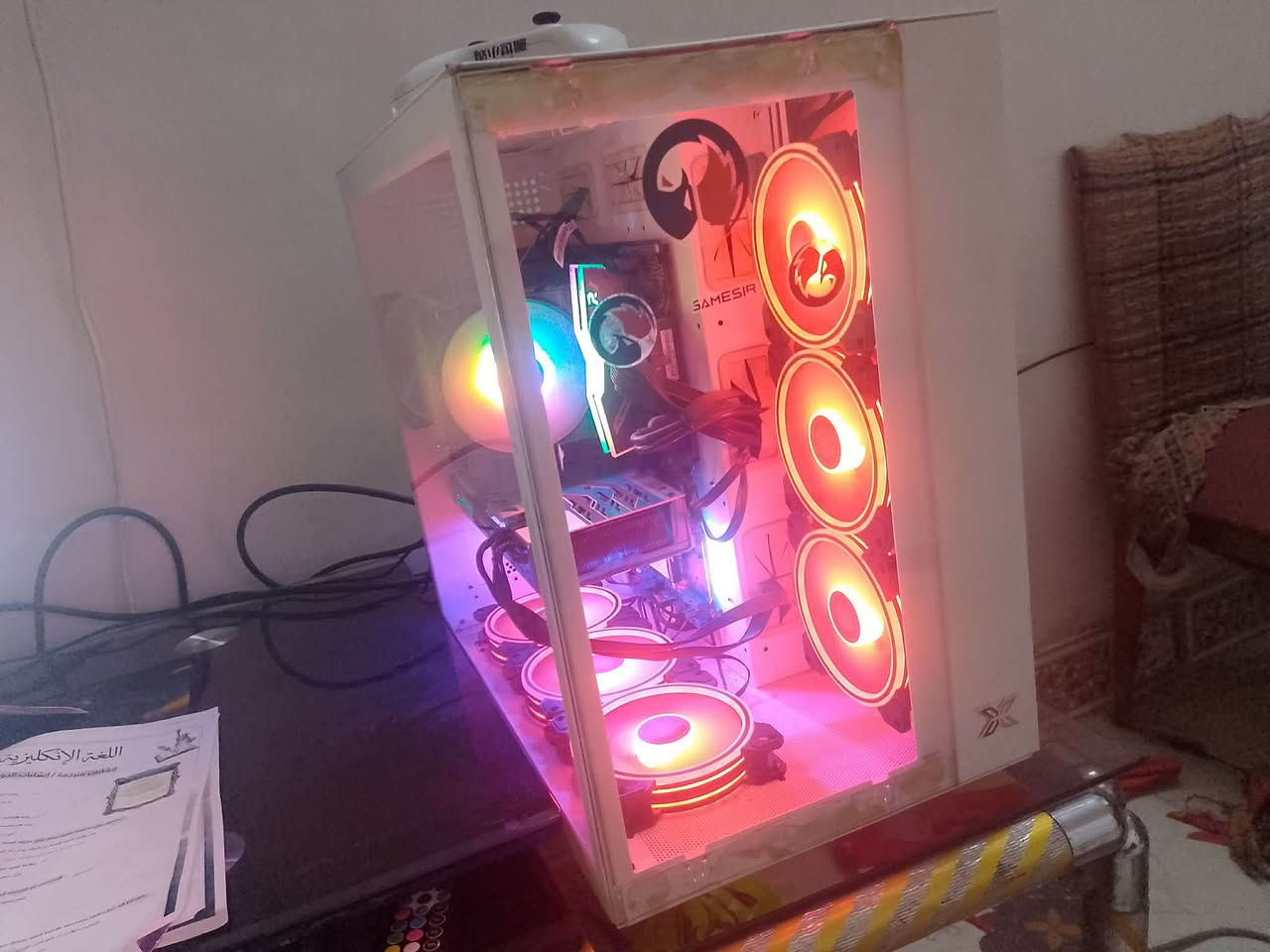 تجميعة كيمنك مفولة للبيع
Cpu i5 g10400f
Gbu rx580 8g
Motherboard b460-plus tuf gaming
Ram t.force 16g ddr4 3200
M.2 256g
Hdd 1t
Hdd 1t 
Bor thermaltake 850w 

Monter الشاشه
Chigo 
165 hs 1ms

مع موس او كيبورد فقط
متواجد واتساب ***********

مكاني بغداد الزعفرانيه

