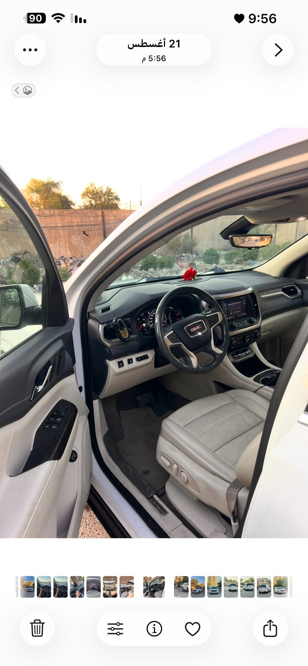 للبيع GMC اكاديه دينيلي ((2021)) مبدل بنيد فقط مواصفات 
داخل ابيض ملكي كشنات منفصل vip كشنات كهرباء ⚡️صندوق كهرباء ⚡️(5) كامرات سايد بريك بصمه مرقمه بغداد بسمي السعر ((220)) بيه مجال عنوان بغداد زعفرانيه الاتصال ((***********))⚔️🔥 بيع فقط
شنو ممشاها بالضبط كم كيلومتر؟: 
123
المكينة والجير أصليّات لو بيها تبديل غير البنيد؟ وإذا بيها شغل/صبغ شنو الموجود بالضبط؟: 
كير مكينه لغد كفاله بس شاصي الجف البلوجه بي ضربه خفيفه 
السيارة فل ستاندرد دينيلي لو بيها إضافات/نواقص ثانية لازم يعرفها المشتري؟: 
سياره فول 1/1 الاخير دنيلي اعلى مواصفات 
إنتَ من أي منطقة ببغداد بالضبط؟ وهل السعر ثابت لو بيه مجال بسيط؟: 
عنوان بغداد الزعفرانيه السعر 220 وبيه مجال 