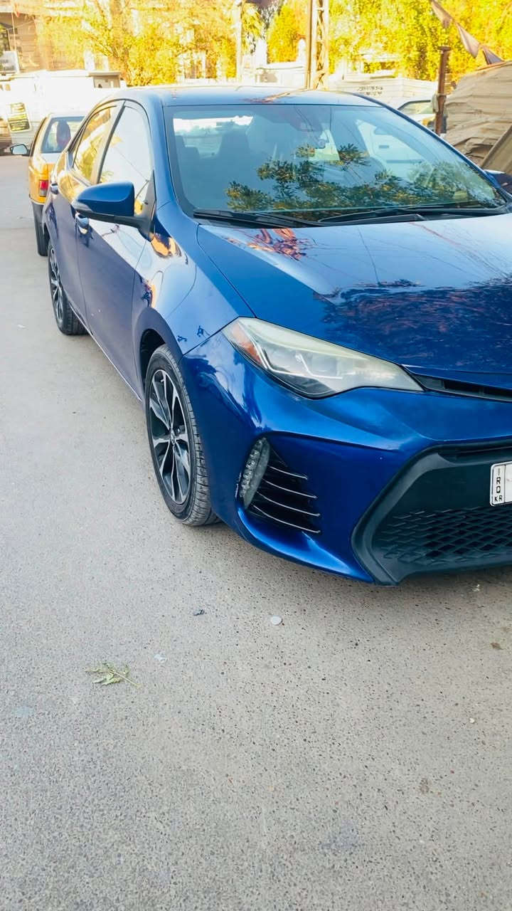 السلام عليكم
كورولا se 
موديل 2018
لون ازرق 
تبريد خير من الله 
حادثه بنيد مبدل والباب سايق نفس الون 
بدون ارباك 
صبغ دوسات اثنين حك شبرين 
رقم اربيل بسمي 
السياره ماشيه ١٠٤
صدر امامي خلفي جديد تخم تاير باتري جديد
السياره عليها ادامه كامله من دهن كير وبلكات ونوزلات
مدوشمه داخل كاعيه كشنات

العنوان بغداد علي الصالح مقابيل مرور الطوبجي
السعر 125
***********
