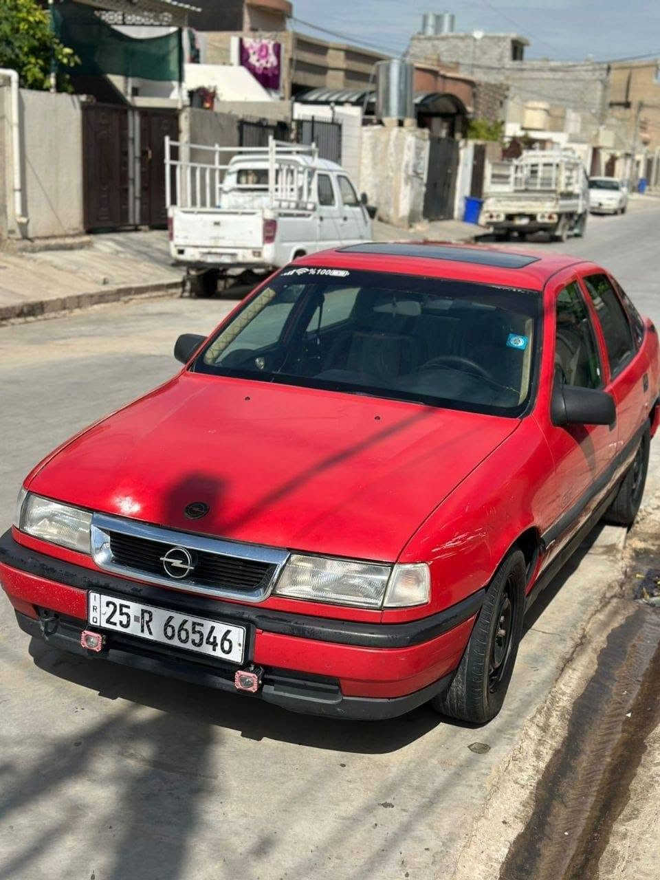 سلام عليكم أوبل فكترا جنطة موديل 1991 سقف سلايت محرك 20 بريك أي بي اس رقم كركوك وكالة عامة باسمي سنويا لحد 2030 دفتر بنزين اكو كبس من الدعامية للدعامية بدون ضربة ولا صبغ سعر 34 بي مجال ***********
