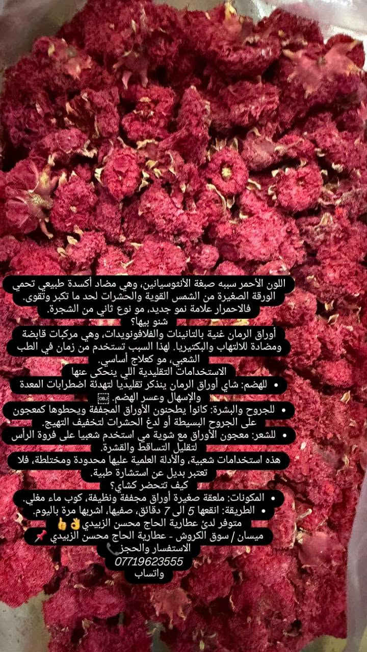 نوى التمر • ورد خباز • كركم صحيح