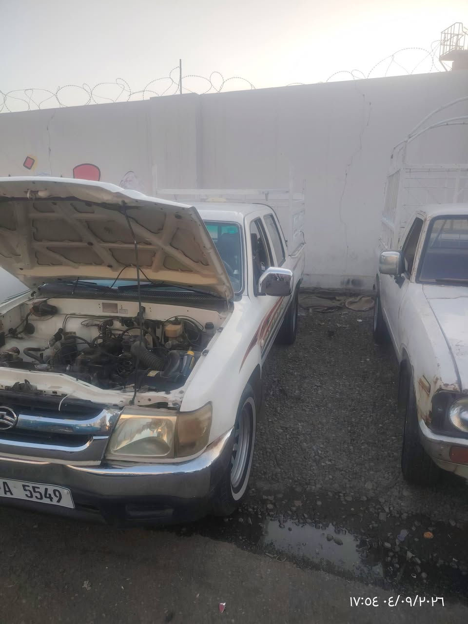 السلام عليكم
بيك آب دير
رقم اربيل
سنوية 2030
تبريد شغال
حدادية جديد
صدر جديد
السيارة نقص ما بيها
2007 محرك كابريتر
السيارة كدام العين
المكان موصل
***********
