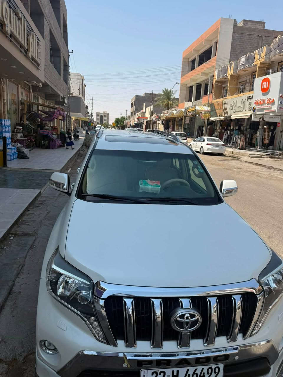 سلام عليكم من رخصة الادمن (للبيع) برادو موديل (16) كويتي وكالة ساز فول مواصفات  كشنات جلد  كهربائية تدفئة تبريد  فتحة سقف. دبل بصمة السعر (31,000). الف السياره مواصفات خير من الله فئة VXR معروفه مكفوله من كلشي. بيها فقط صبغ شبر باب خلفي عكس السايق.   رقم أربيل تحويل مباشر  مكاني الأنبار رمادي. 
هذا رقمي اتصل وتدلل ‭***********‬. غير متواجد على الفيس
