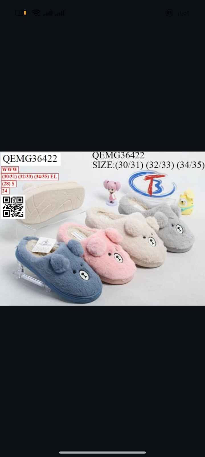 شباشب متوفر كل قياسات البصرة, العراق

نص مكتوب في الصور:
- brand_95a
- منذ دقيقة واحدة
- DNZ 11
- size (37-41)
- MADE & CRAFTED
- DNZ 16 size (37-41)
- LWBC24611 SIZE:(24/25)(26/27)(28/29)
- DNZ 24
- Y
- 12:01 Toobaco AJOC24597 altooba.org
- QEMG36422 WWW (30/31) (32/33) (34/35) EL (28) S 24 QEMG36422 SIZE:(30/31) (32/33) (34/35)
- BTLG21344
- SIZE:(30/31)(32/33)(34/35)
- كعب ايفا
- HQTG43212 كعب ايفا SIZE:(30/31)(32/33)(34/35)
- BTLG42688