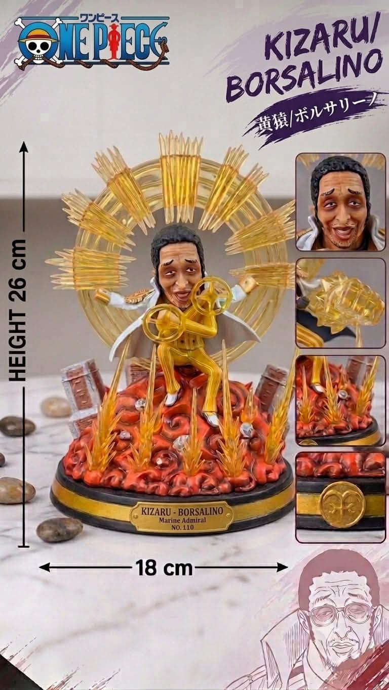 اسعار جمله اواصل واتس ***********

نص مكتوب في الصور:
- ワンピース 25 cm BUGGY
- ONE PIECE KUZAN / AOKIJI 青雉 / クザン HEIGHT 22 cm BASE WIDTH 18 cm KUZAN - AOKIJI White Beard Pirates ARC - DX NO. 110
- ワンピース ONE PIECE KIZARU / BORSALINO 黄猿 / ボルサリーノ HEIGHT 26 cm 18 cm
- ONE PIECE ワンピース AKAINU 赤犬 20 cm 18 cm MARINE
- ONE PIECE FUJITORA 25 cm 18 cm