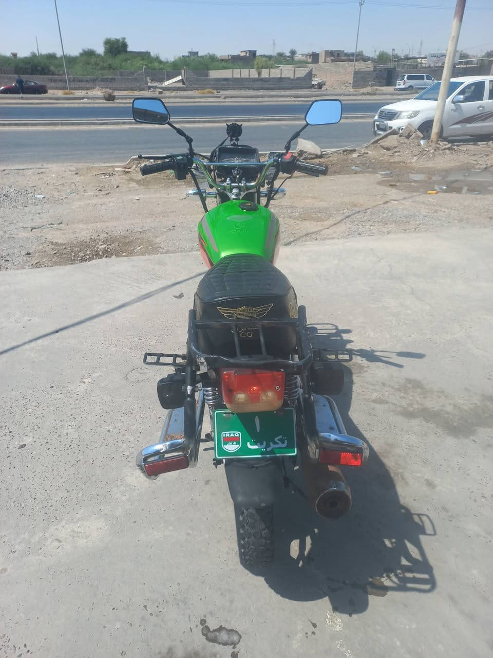 سلام عليكم 
للبيع دراجه سيفان موديل2023محرك200cc
محرك مبدل فقط ولفات 
صلنصه كاتم 
مزوج بلايتت
محرك كير بشرط
كهربائية كلها شغاله 
سلف هندر شغال 
لايت شغال 
الدراجه كله شرط 
مكاني بيجي 
***********
السعر المطلوب 490وبي مجال للطيبين
عيد وكرر مكاني بيجي
