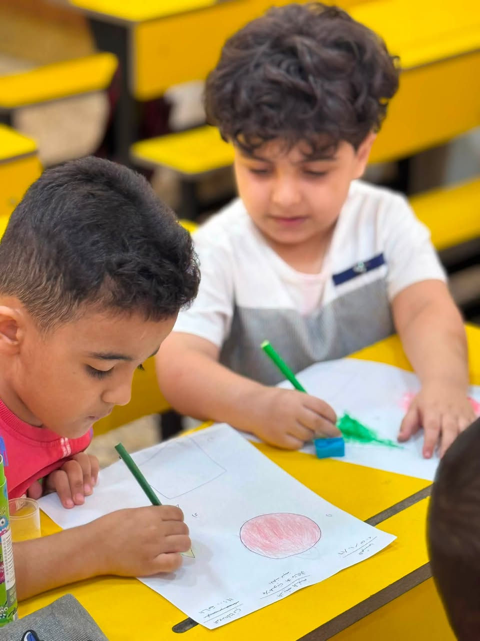 🌸✨ مستمرين بالتسجيل في روضة جودي النموذجية ✨🌸

💗 سجّلوا أطفالكم معنا وامنحوهم بداية جميلة مليئة بالتعلم والمرح والاهتمام 💗

📚 التسجيل مستمر للأعمار من 1 إلى 5 سنوات

🚨 المقاعد محدودة — سارعوا بحجز مقعد طفلكم قبل اكتمال العدد!

🎁 خصومات خاصة للأخوة والأقارب 👧🏻👦🏻

📞 للاستفسار والحجز:
***********

📍 روضة جودي النموذجية – حي المعلمين / بعقوبة

🌷 روضة جودي… نرعى طفلكم بحب، ونبني معه بداية أجمل 🌷

نص مكتوب في الصور:
- روضة جودي للعام الدراسي الجديد 2024 - 2025 التسجيل مستمر المقاعد محدودة جداً! سارعوا بتسجيل أطفالكم لضمان مقعدهم. رقم التواصل: *********** العنوان: بعقوبة/حي المعلمين خصم خاص للاخوة والاقارب