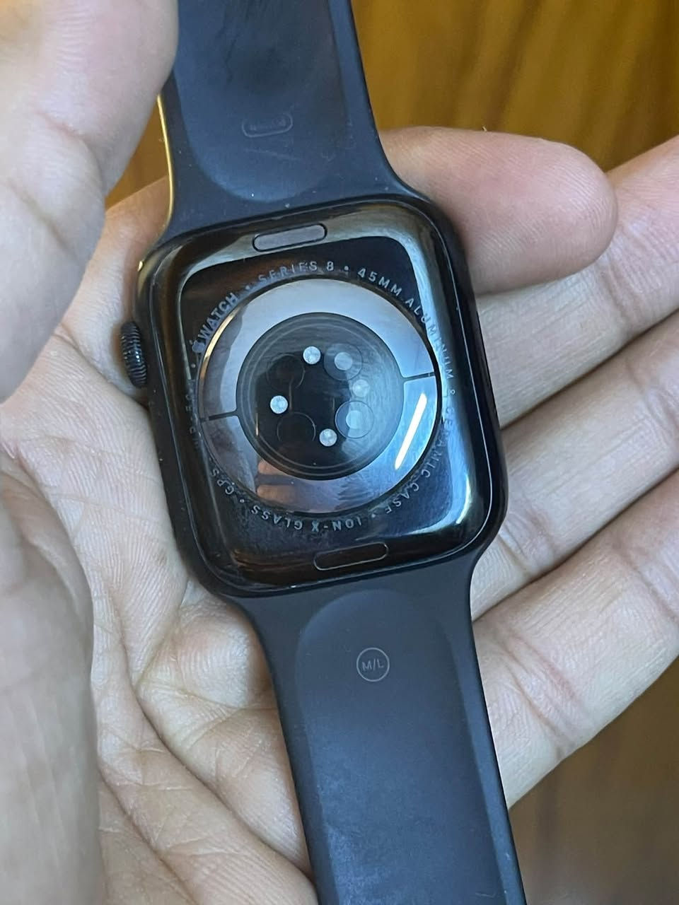 ابل ووتش سيريس 8 قياس 45 mm
نضافه 100‎%‎ بطاريه 89 
كامل ملحقات الاصليه 
الباكيت والشاحنه الاصليه والسير الاصلي
مكفوله
للبيع 240 الف وبيها مجال بسيط
المكان بغداد غزاليه
***********
