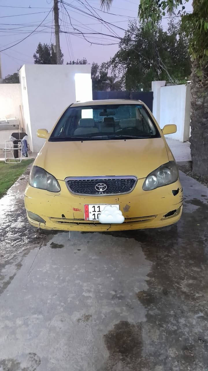 سلام عليكم تيوته كورلا نحله موديل ٢٠٠٨محرك جديد كير جديد تبريد شغال سياره بدون حادث يرادله ترتيبات بسيطه سياره بسمي تحويل ثانيوم غرامت هيئه مصفره حوض شواصي تكم جديده بدون معجون صبغه واحده سياره مكاني بغداد سعر ٦٧وبيه مجال 
***********

