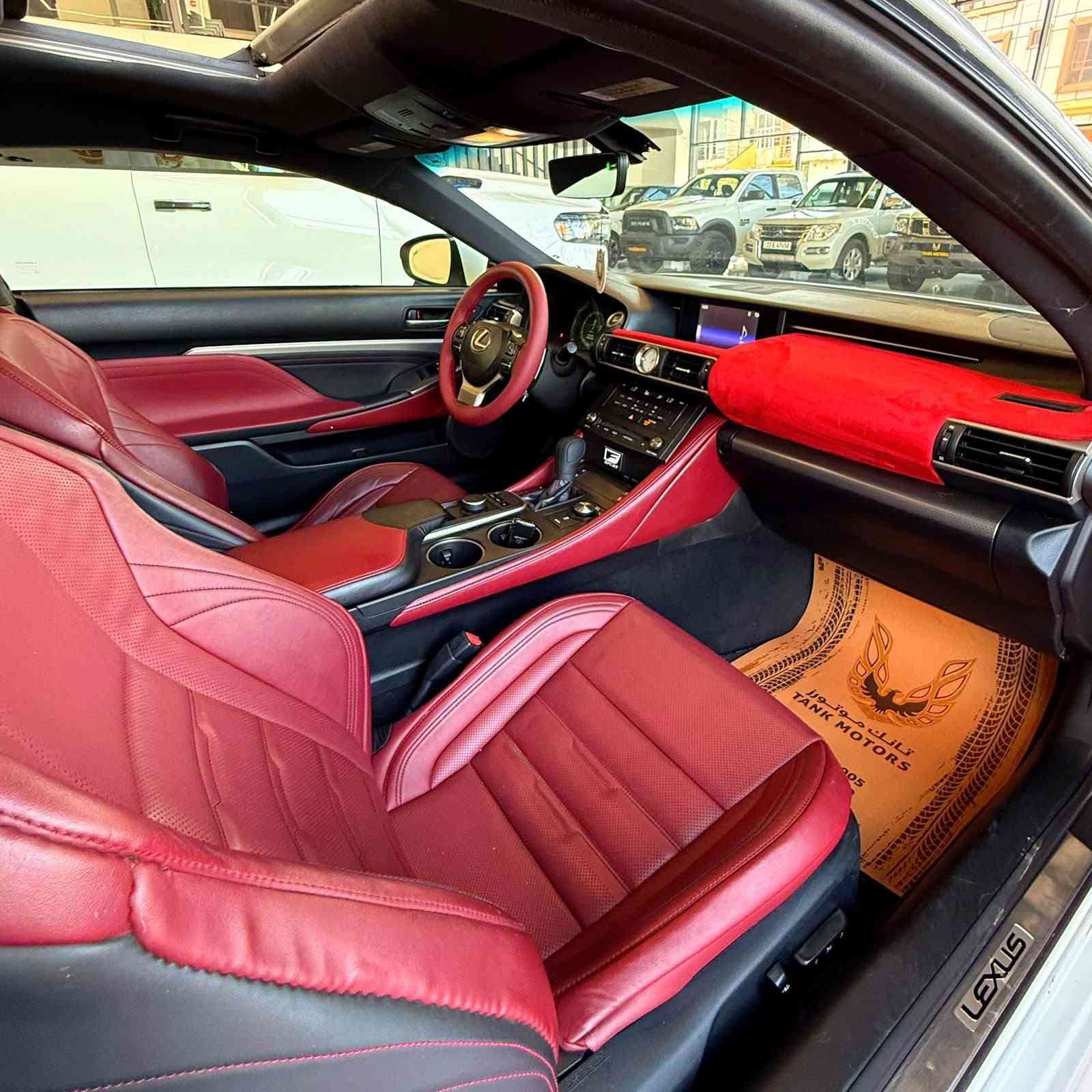 ⚜️ سلام عليكم اخوان ⚜️ 
لكزز RC300 موديل ٢٠١٧ F sport
سيارة محرك 20 TURBOT ✈️
مواصفات سيارة : 
كشنات جلد و كهربائي 
كشنات تدفئة و كشن خزن 
داخل احمر بلادي 
شاشة كبيرة 
ماوس 
ثلاث وضعيات قيادة 
كاميرا خلفي 
حساسات ٣٦٠ درجة 
تحدید سرعة و خط شارع 
فتحة صقف 
تحكمات استيرن 
بعد بي هواية مواصفات.........
سيارة مبين ماشاءالله كلش حلوة و مرتب جاهز مجهز 
سيارة ٣ قطع مصبوغ و ارباكات سستم 
رقم دهوك جديد تحويل ثاني يوم 
عنوان اربيل.....
*********** 
*********** أربيل, العراق
