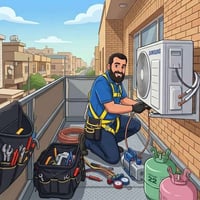 تركيب سبليت • شحن غاز • الامين الثانيه