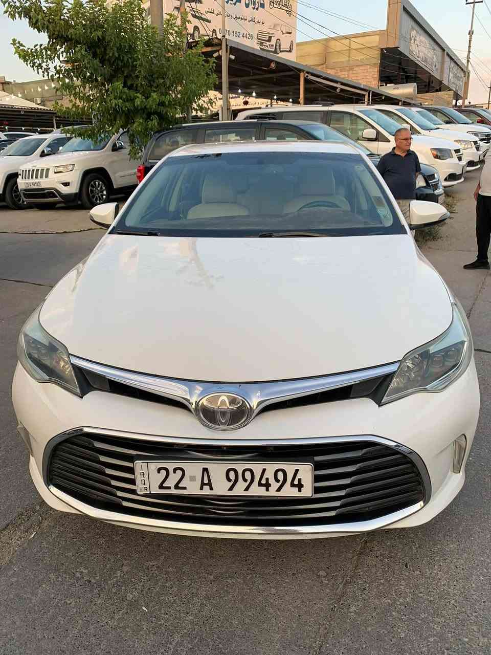 TOYOTA AVALON
تويوتا افالون 
موديل 2016
مواصفات XLE
بيه قطعتين صبغ بدون دواخل بدون ايرباك 
گير محرك ما مفتوح 
السيارة جديدة و بدون مصرف حدادية جديد
تخم تاير جديدة 
مكان السيارة سليمانية 
***********

