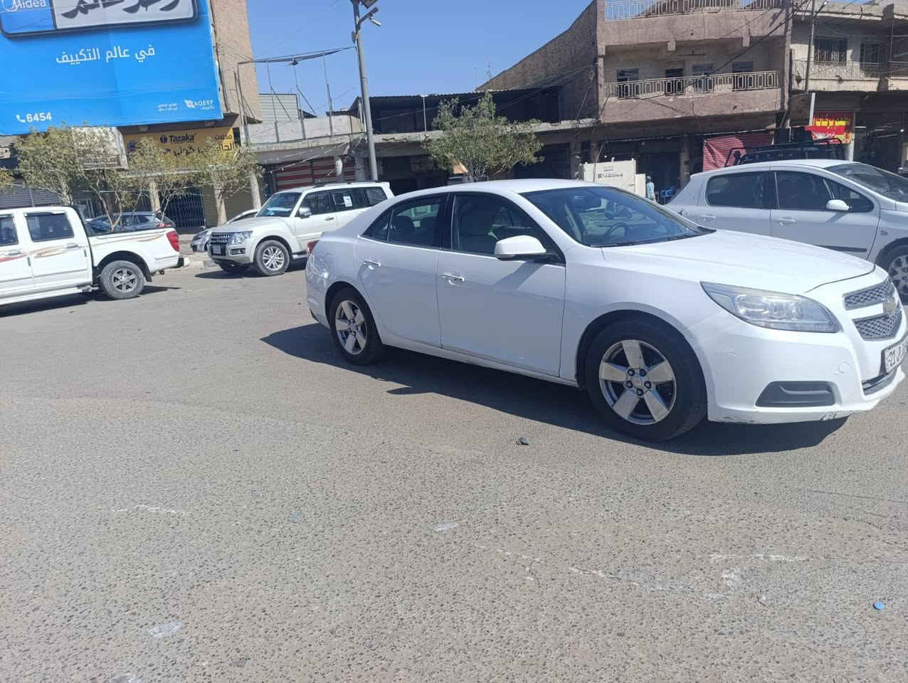 للبيع ماليبو موديل 2015 كفاله عامه من تبديل وضربه وصبغ شرط سونار سياره جاهزه من كير مكينه حداديه تخم تاير تبريد كفاله مكان سياره حله مركز المدينه السعر 80 ورقه الاتصال ***********
